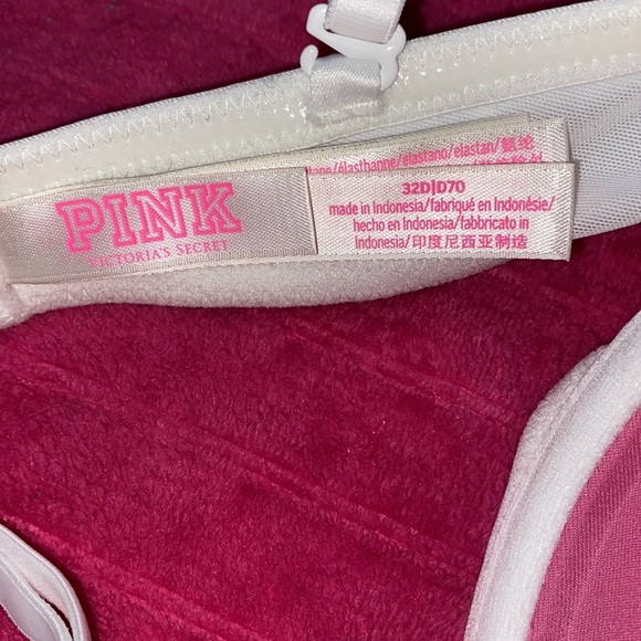 Pink Push-up white bra - Picture 4 of 4